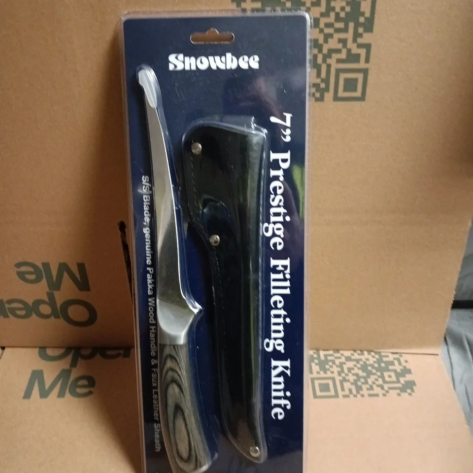 SNOWBEE 7-INCH PRESTIGE FILLETING KNIFE