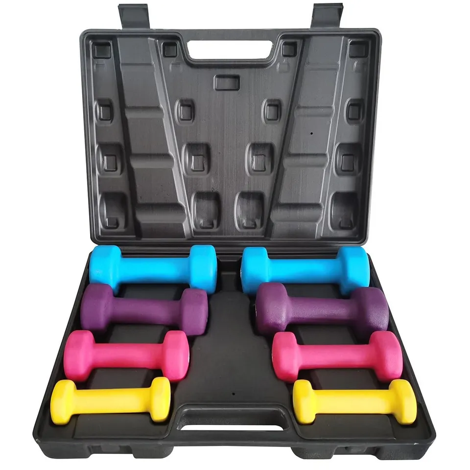 BOXED BODY SCULPTURE 10KG NEOPRENE DUMBELL SET