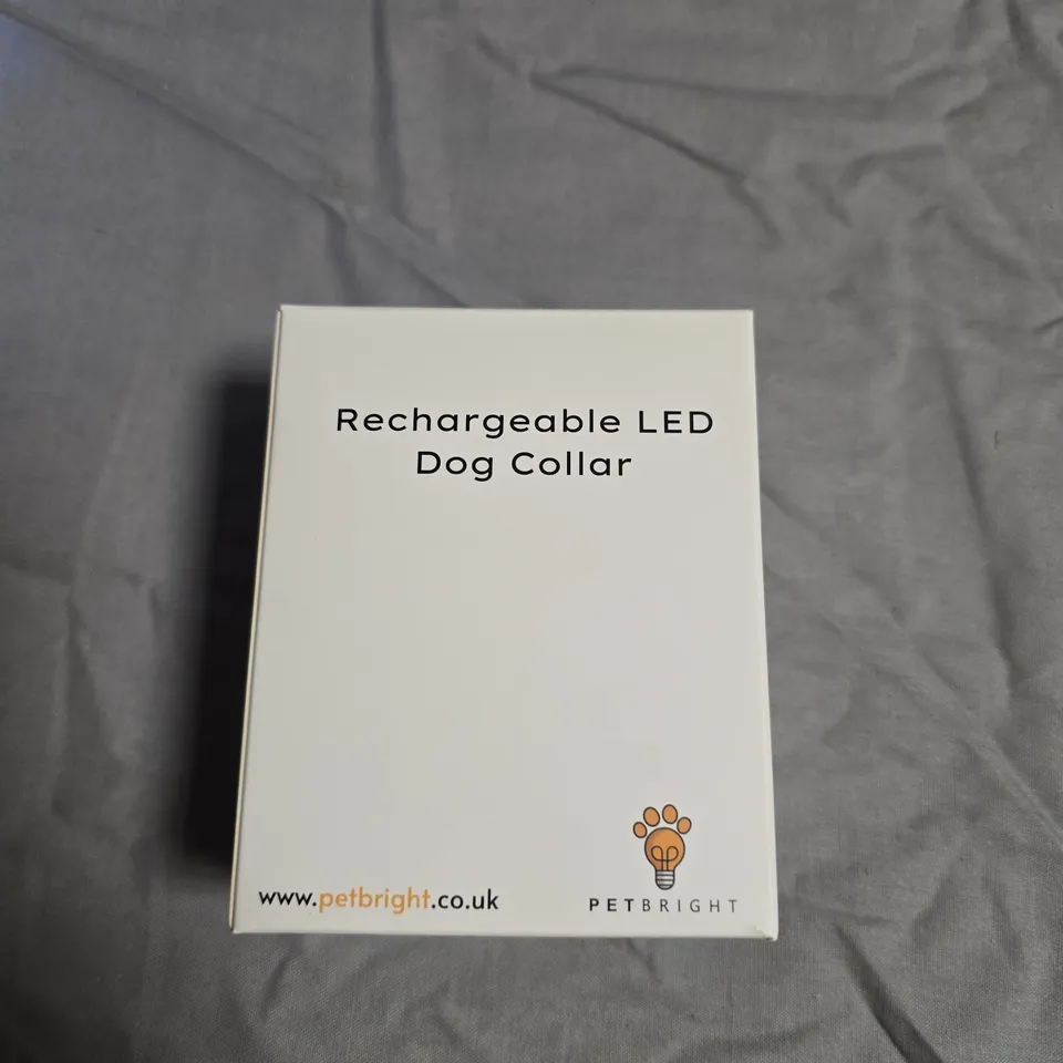 APPROXIMATELY 10 PETBRIGHT RECHARGEABLE LED DOG COLLAR