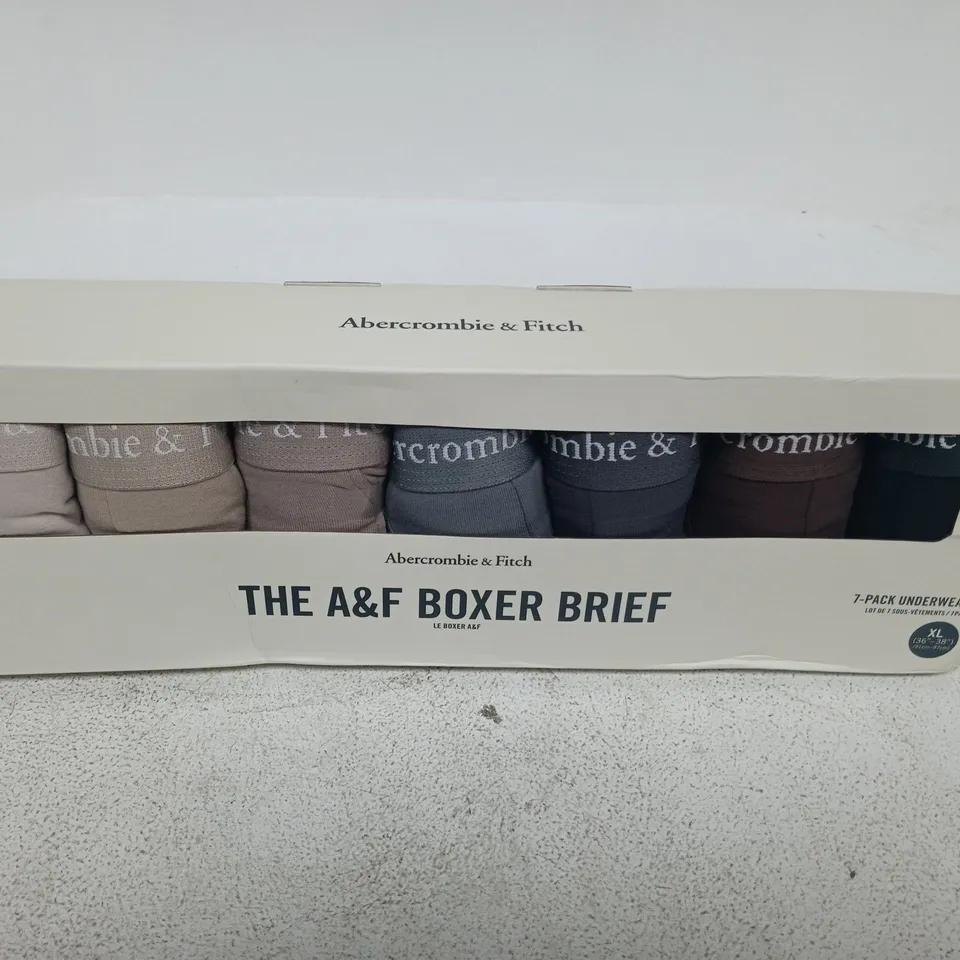 ABERCROMBIE & FITCH THE A&F BOXER BRIEF – 7-PACK - XL