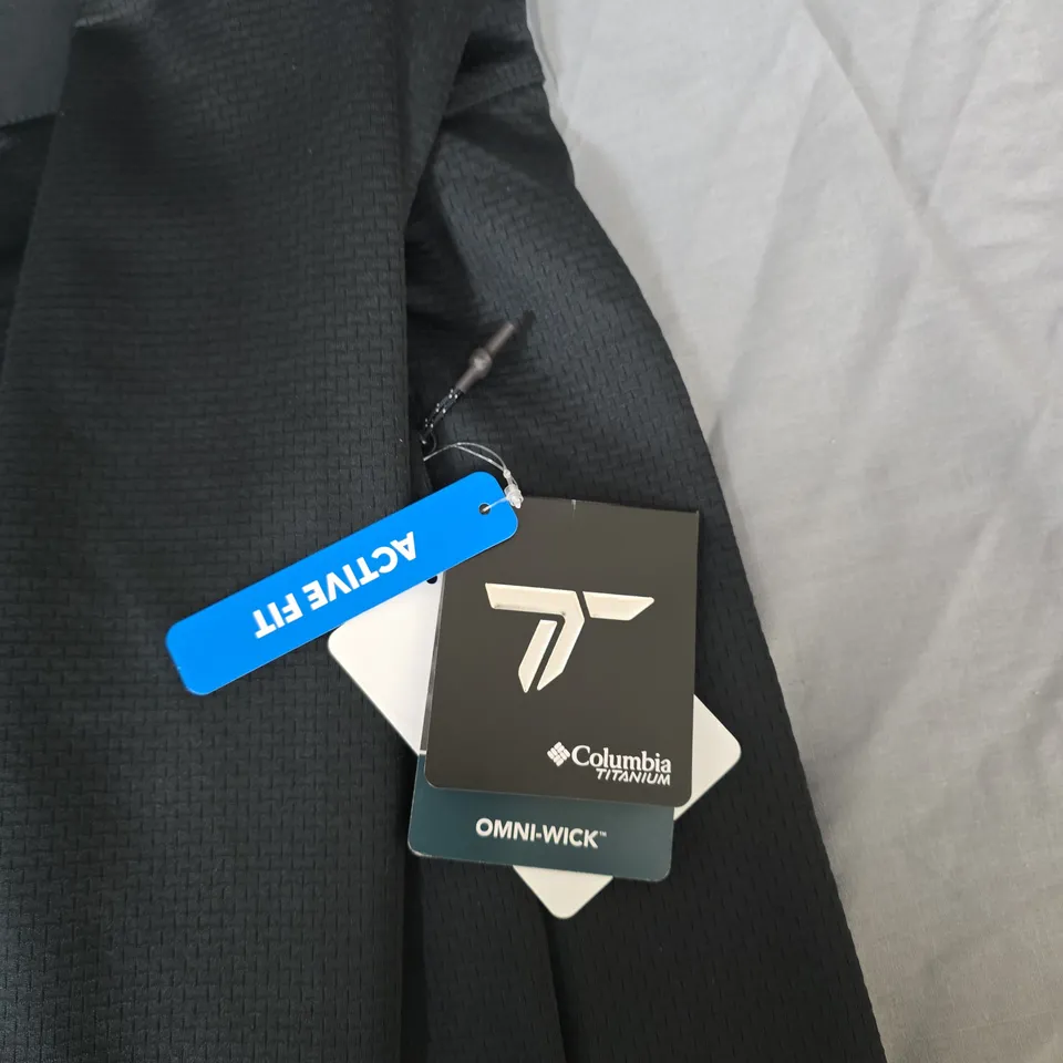 COLUMBIA TITANIUM OMNI-WICK JACKET – MEN'S XL, BLACK