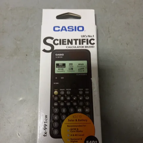 BOXED CASIO SCIENTIFIC CALCULATOR BRAND