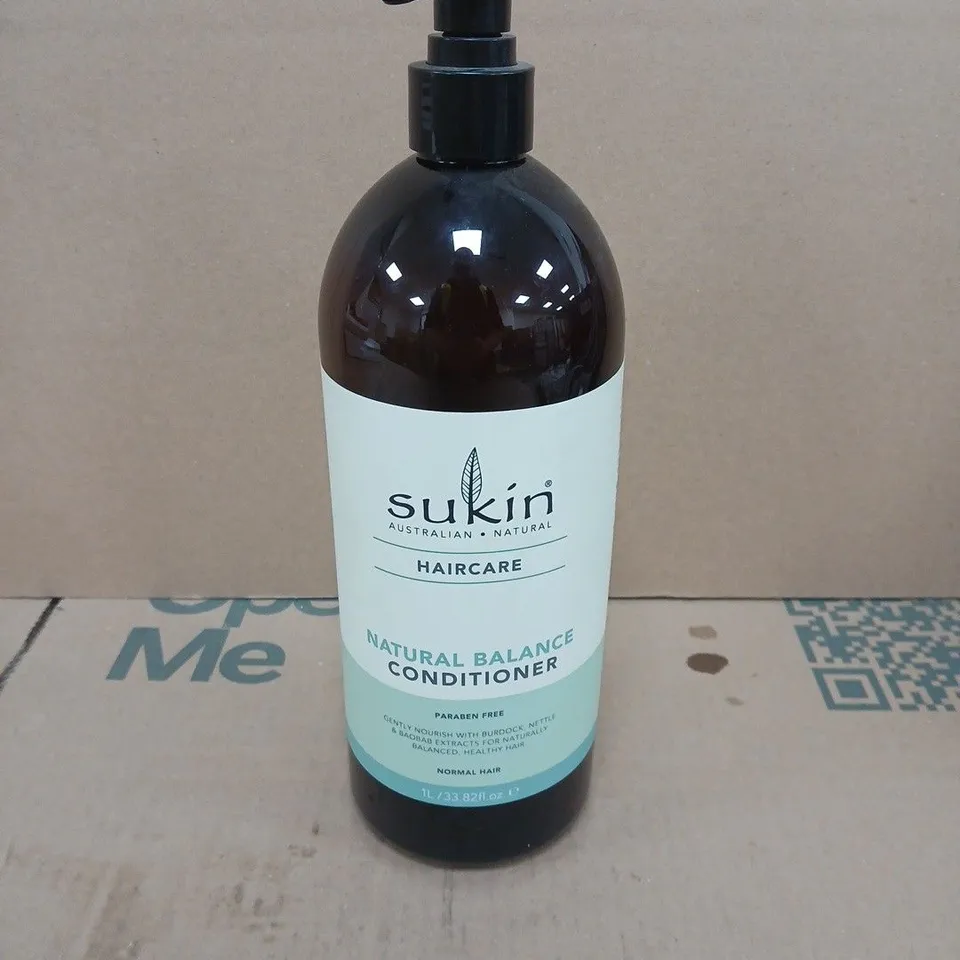 SUKIN NATURAL BALANCE CONDITIONER  FOR NORMAL HAIR – 1L BOTTLE