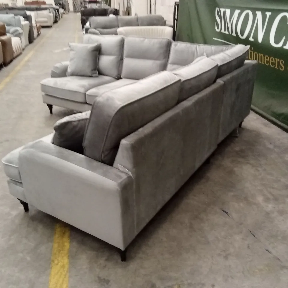 VICTORIA CORNER GROUP SOFA - GREY RRP £1119