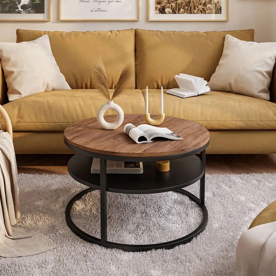 BOXED GUARASCIO COFFEE TABLE WITH STORAGE 