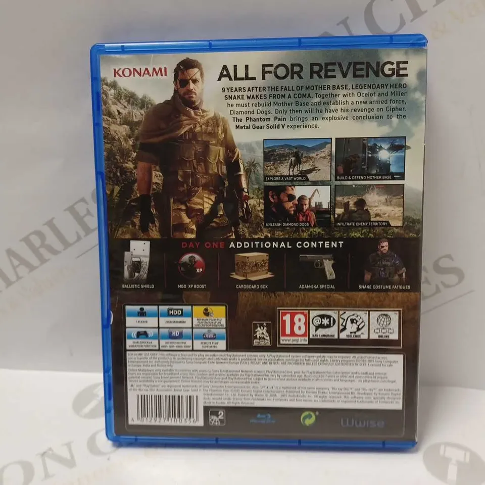 METAL GEAR SOLID V: THE PHANTOM PAIN (PS4)
