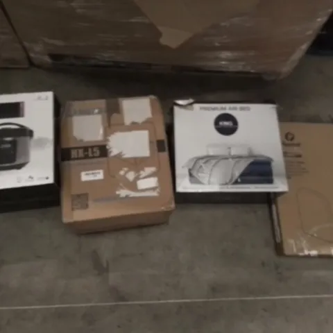 PALLET OF UNPROCESSED ITEMS TO INCLUDE INSTANT VORTEX PLUS, YUMASIA RICE COOKER, AND PREMIUM AIRBED