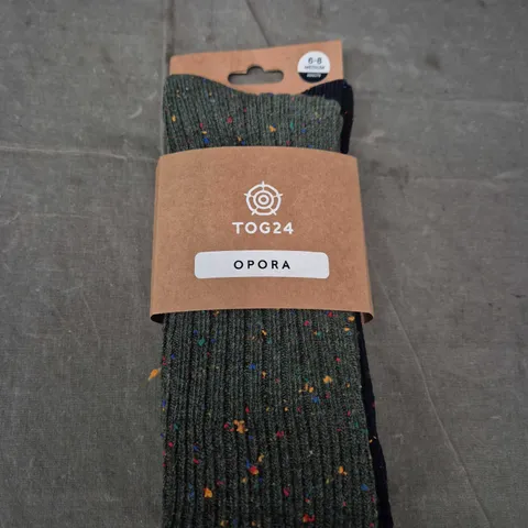 TOG24 OPORA KNIT SOCKS, UK SIZE 6-8 – X2