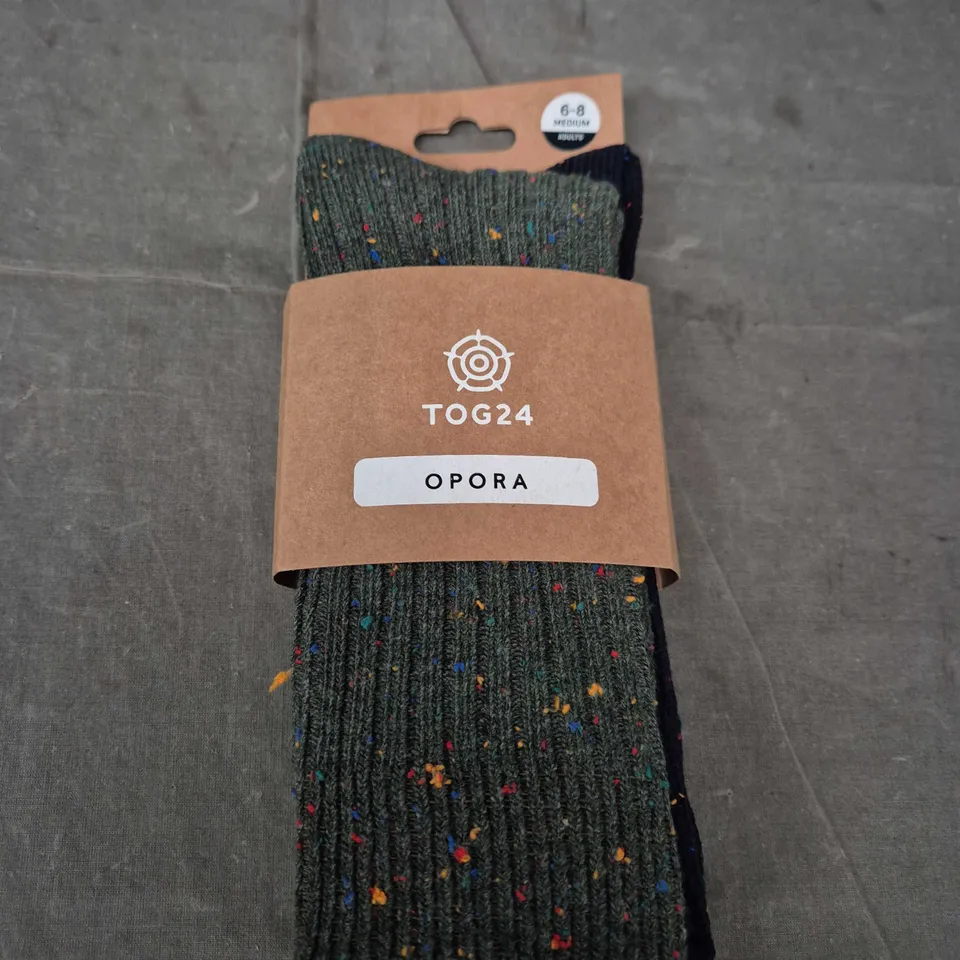 TOG24 OPORA KNIT SOCKS, UK SIZE 6-8 – X2