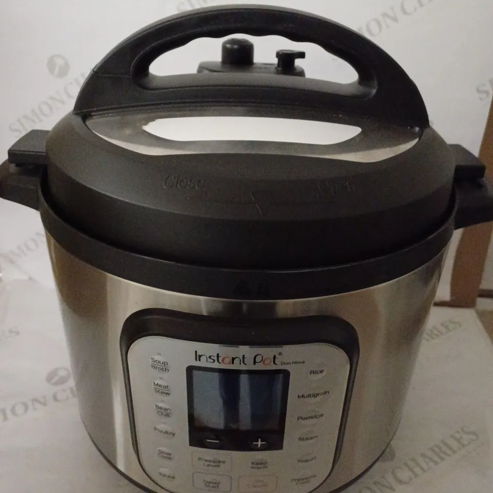 INSTANT POT DUO NOVA MULTI USE PRESSURE COOKER