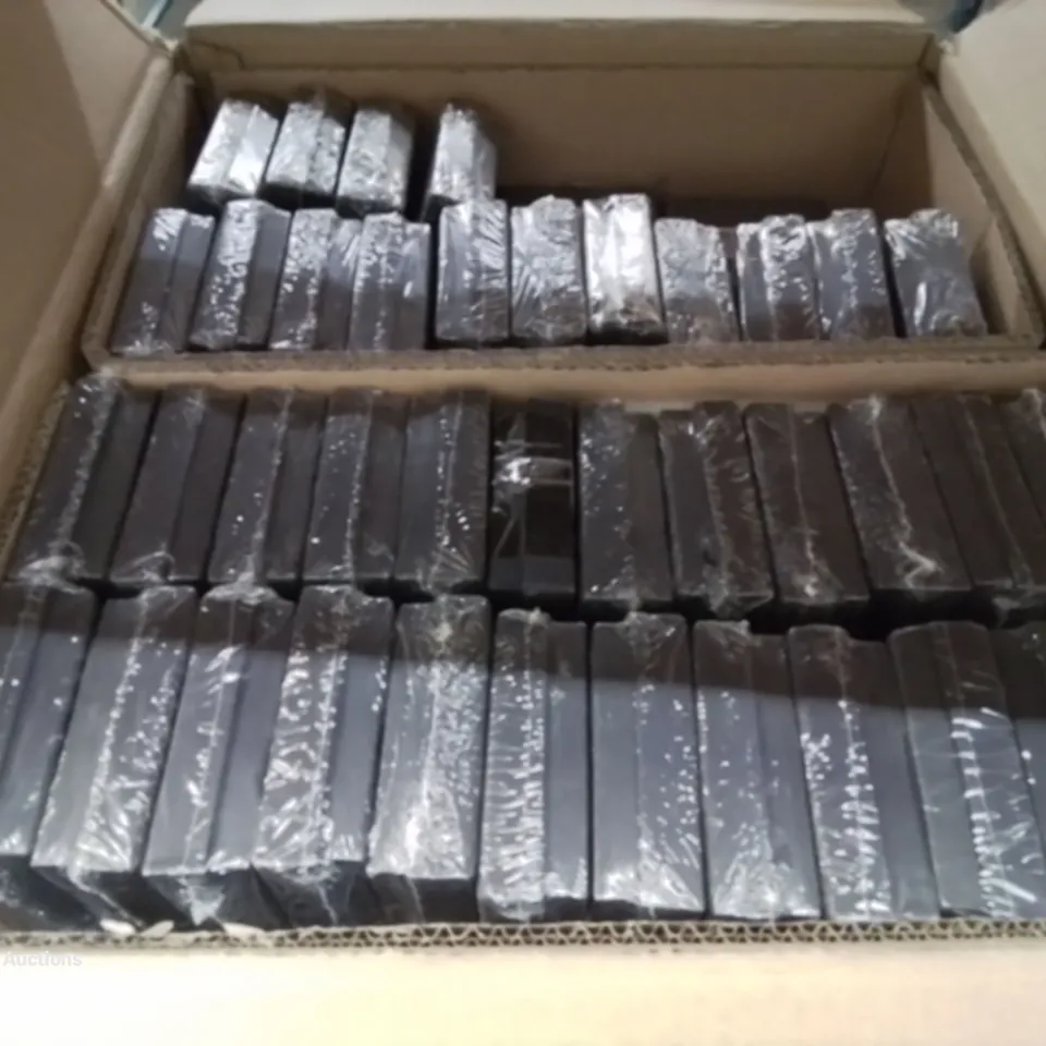 A BOX OF APPROXIMATELY 65 HEALING CRYSTAL SETS 