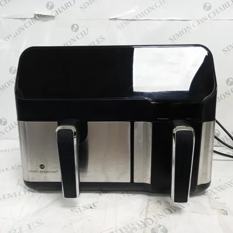 BOXED COOK'S ESSENTIALS 7.7L DUAL AIR FRYER 