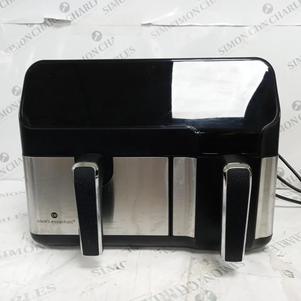 BOXED COOK'S ESSENTIALS 7.7L DUAL AIR FRYER 