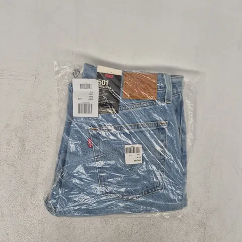 BAGGED LEVI'S 501 ORIGINAL JEANS IN BLUE SIZE 30 X 32