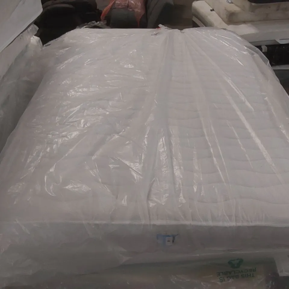 QUALITY BAGGED 4'6" DOUBLE SERENITY HYBRID COIL AND MEMORY FOAM MATTRESS