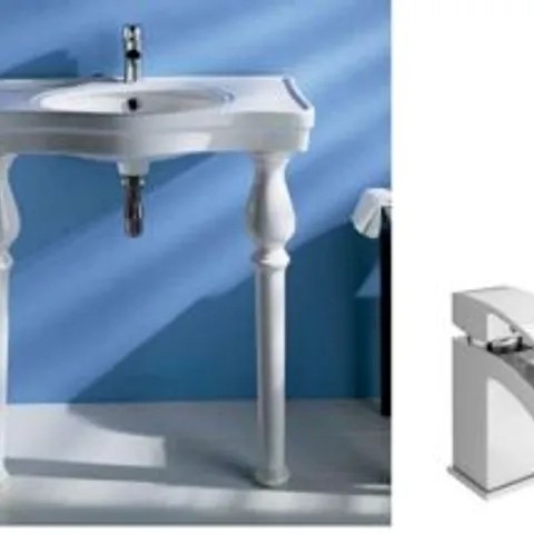 ALEXANDRA WASH BASINS W/ CERAMIC LEGS AND EXTRA PUSH TAPS