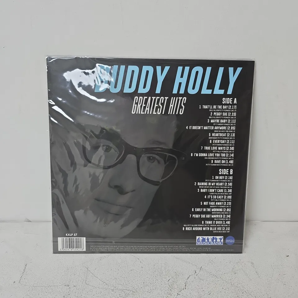 BUDDY HOLLY GREATEST HITS – 180G VINYL PRESSING (MUSICBANK)