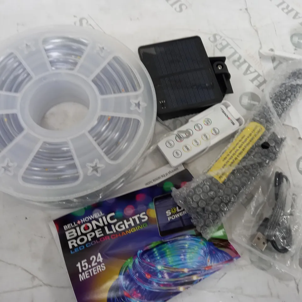 BELL&HOWELL BIONIC ROPE LIGHTS - LED COLOUR CHANGING 