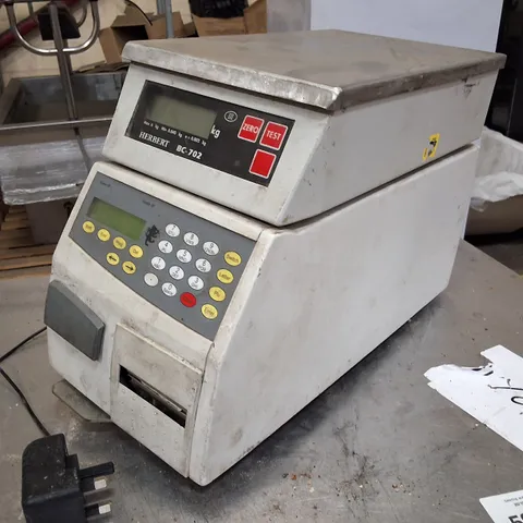 HERBERT BC-702 CHECK-WEIGHING SCALE & LABELER