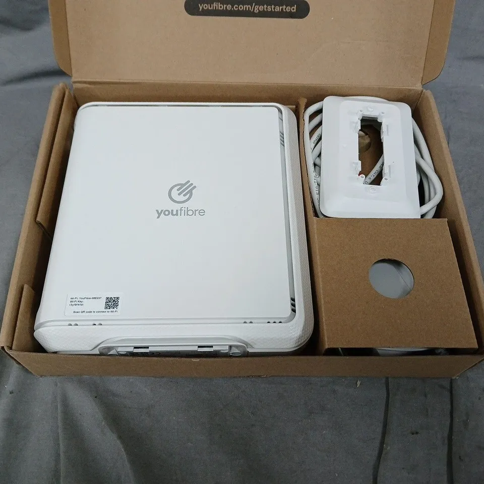 YOUFIBRE ROUTER GATEWAY – WHITE, BOXED