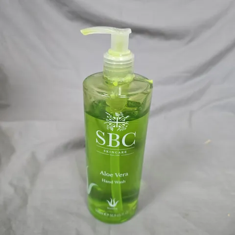 6 X SBC ALOE VERA HAND WASH BOTTLES