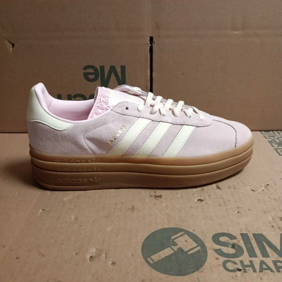 ADIDAS GAZELLE BOLD TRAINERS PINK SIZE 9