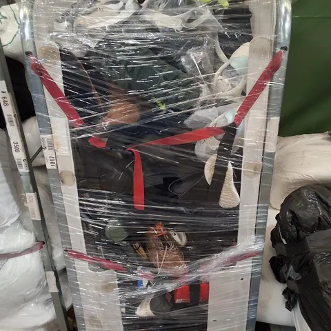 CAGE CONTAINING ASSORTED SHOES