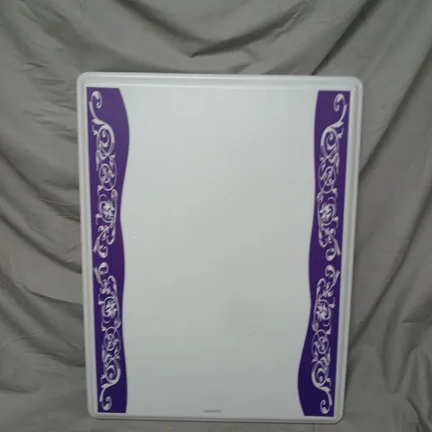 LED CEILING PANEL LIGHT WITH PURPLE DECORATIVE SIDE BORDERS – WHITE