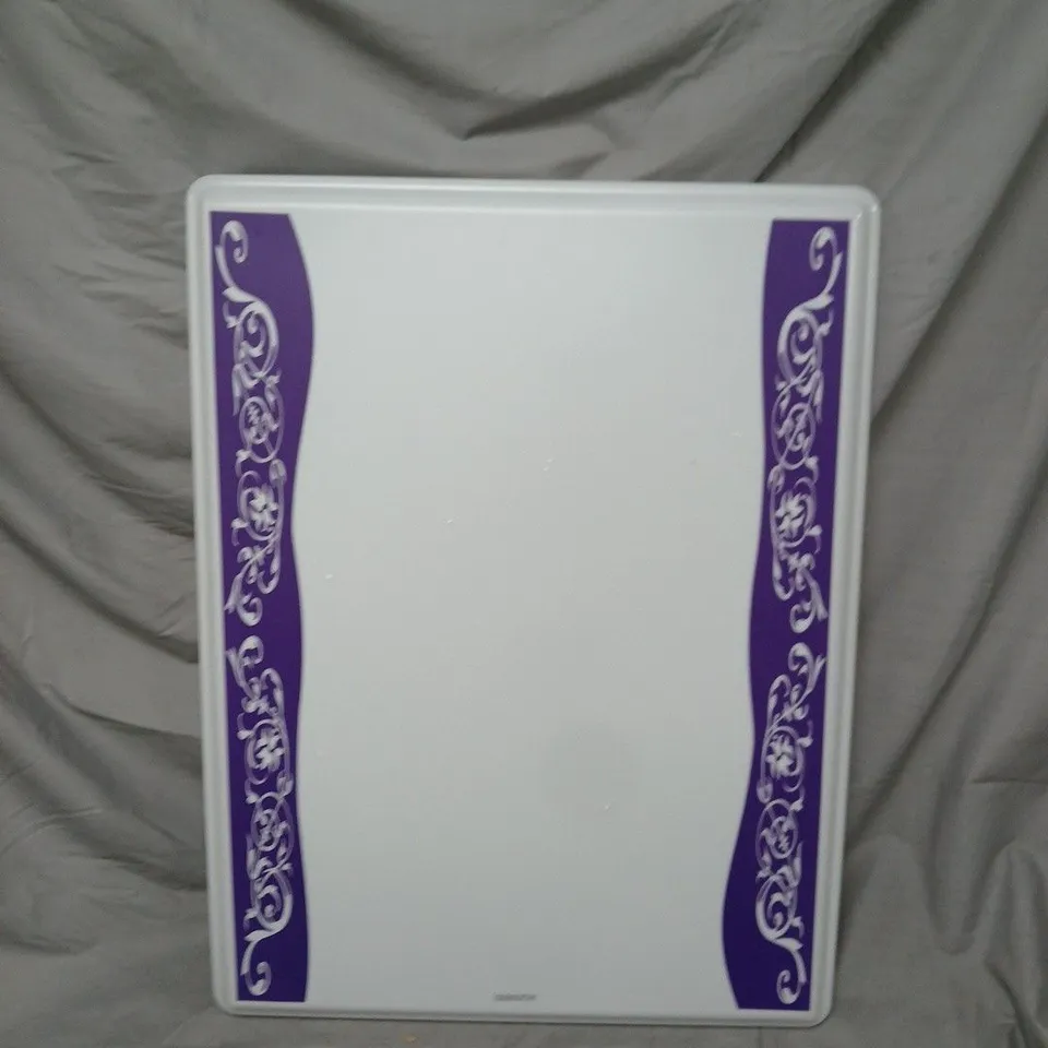 LED CEILING PANEL LIGHT WITH PURPLE DECORATIVE SIDE BORDERS – WHITE 