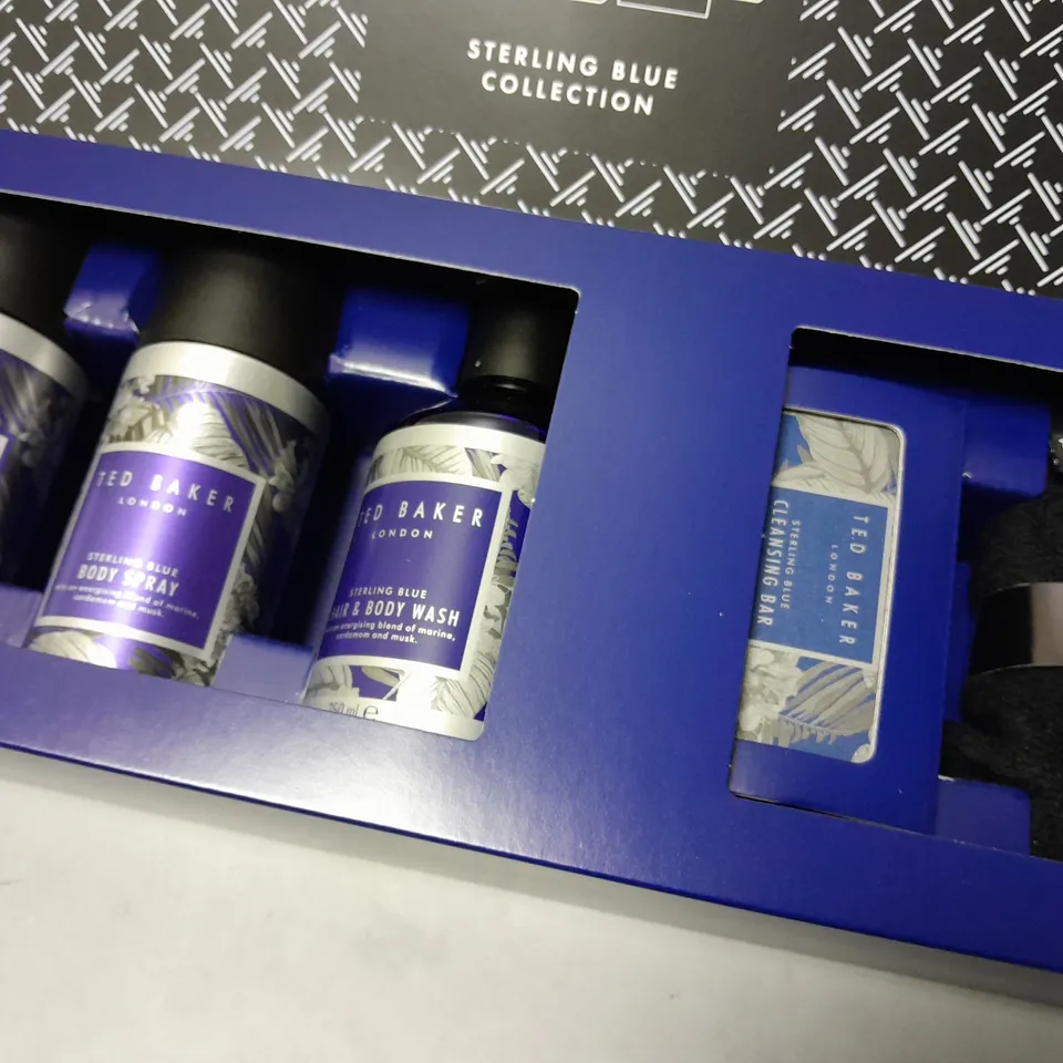 BOXED TED BAKER STERLING BLUE COLLECTION