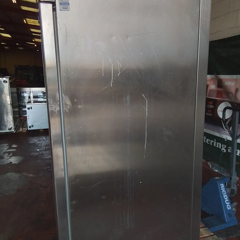 POLARIS COMMERCIAL SPA-TN-140 STAINLESS DOUBLE DOOR REFRIGERATED FOOD STORAGE UNIT