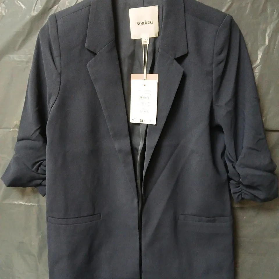 SOAKED SHIRLEY BLAZER - NAVY - SIZE MEDIUM