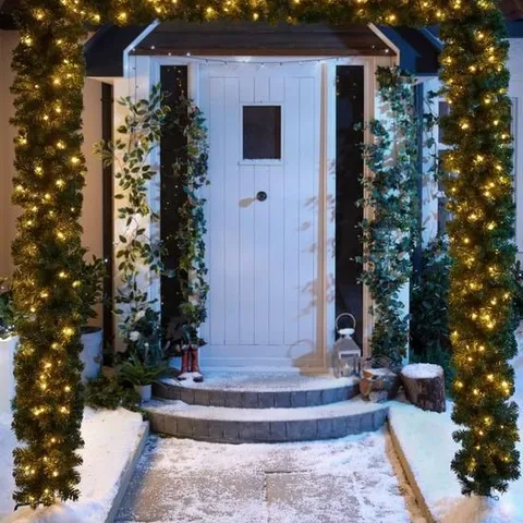 BOXED 240CM PRE-LIT ARCHWAY COLLECTION ONLY