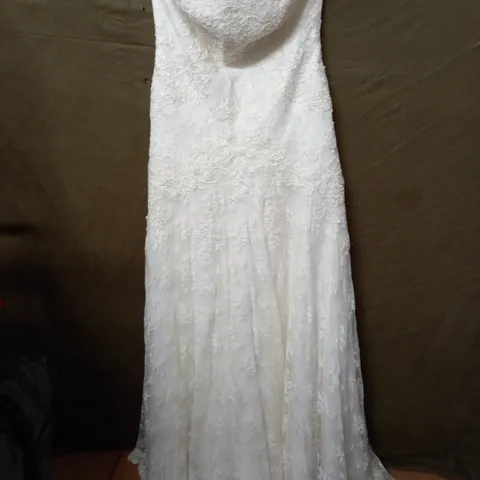 THE ONE IVORY EMBELLISHED WEDDING DRESS - UK 14