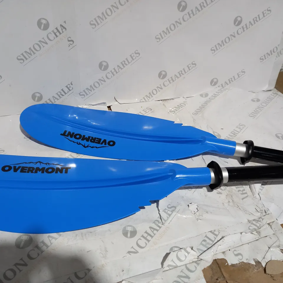 OVERMONT KAYAK PADDLE OAR ALUMINUM ALLOY ADJUSTABLE