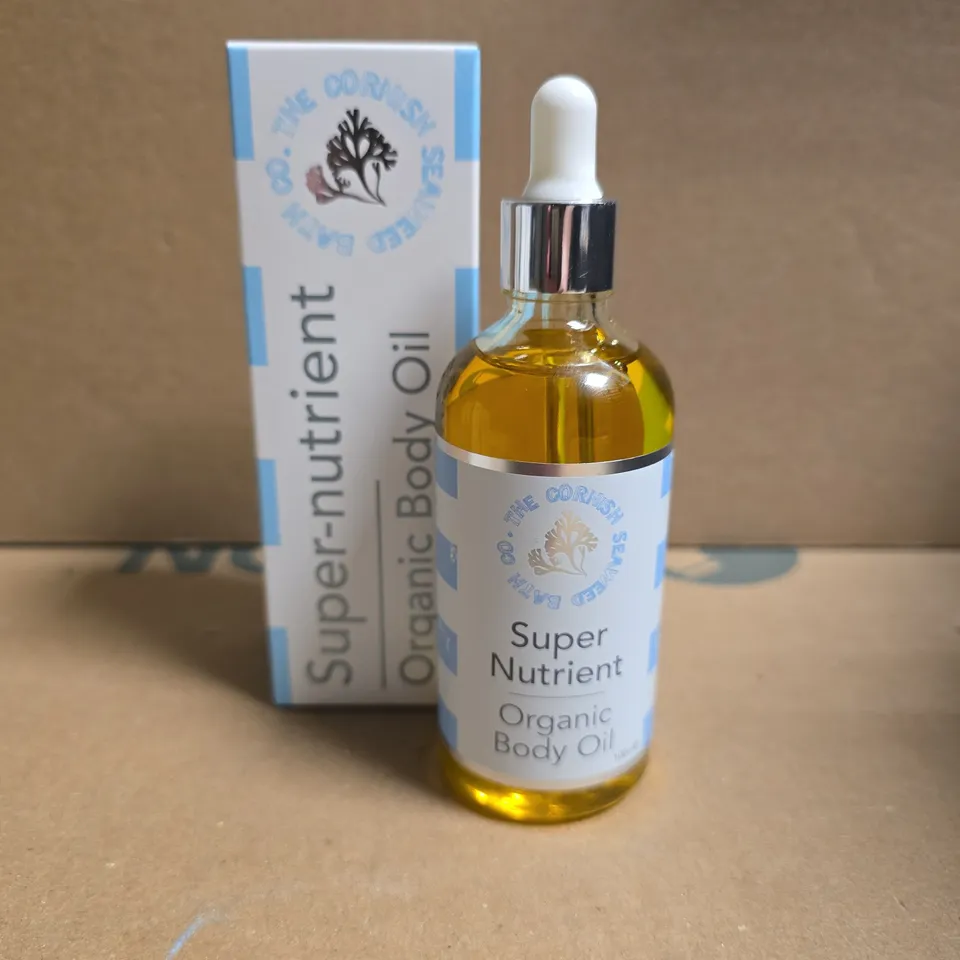 THE CORNISH SEAWEED CO SUPER-NUTRIENT ORGANIC BODY OIL – BOTTLE WITH DROPPER (BOXED) 100ML