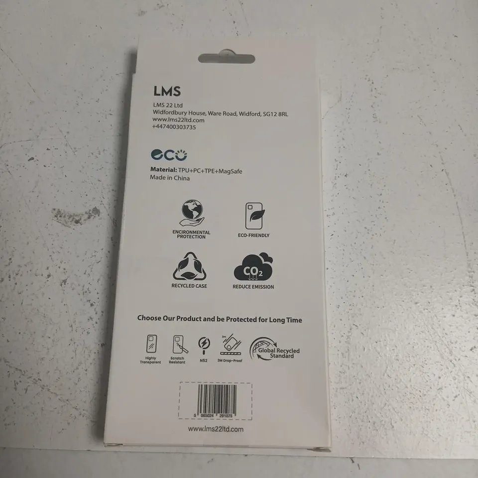 APPROXIMATELY 250 BRAND NEW LMS IPHONE DEFENDER CASE – CLEAR WITH BLUE BUMPERS