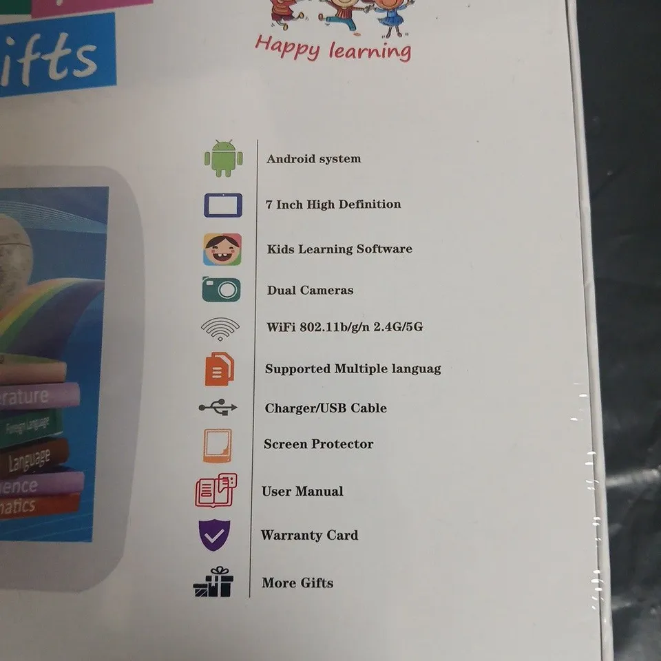 KIDS TABLET PC – 7 INCH ANDROID TABLET FOR KIDS (BOXED)
