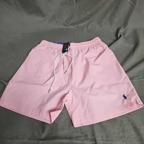 POLO RALPH LAUREN SWIM SHORTS IN PINK SIZE XL