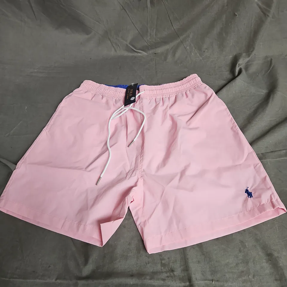 POLO RALPH LAUREN SWIM SHORTS IN PINK SIZE XL