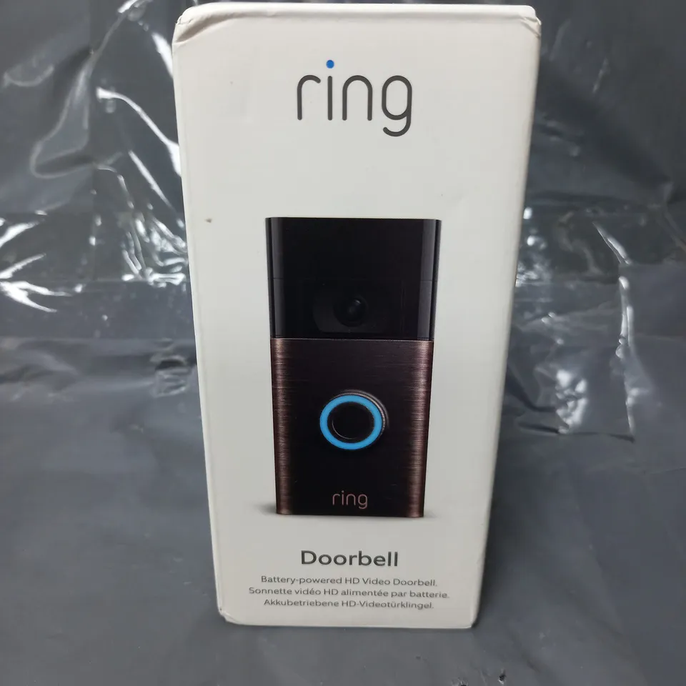 SEALED RING BATTERY POWERED HD VIDEO DOORBELL