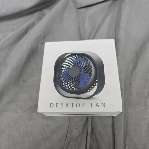 BOX OF APPROXIMATELY 15 ASSORTED ITEMS INCLUDING WIRELESS BUNDLE AND DESKTOP FAN 