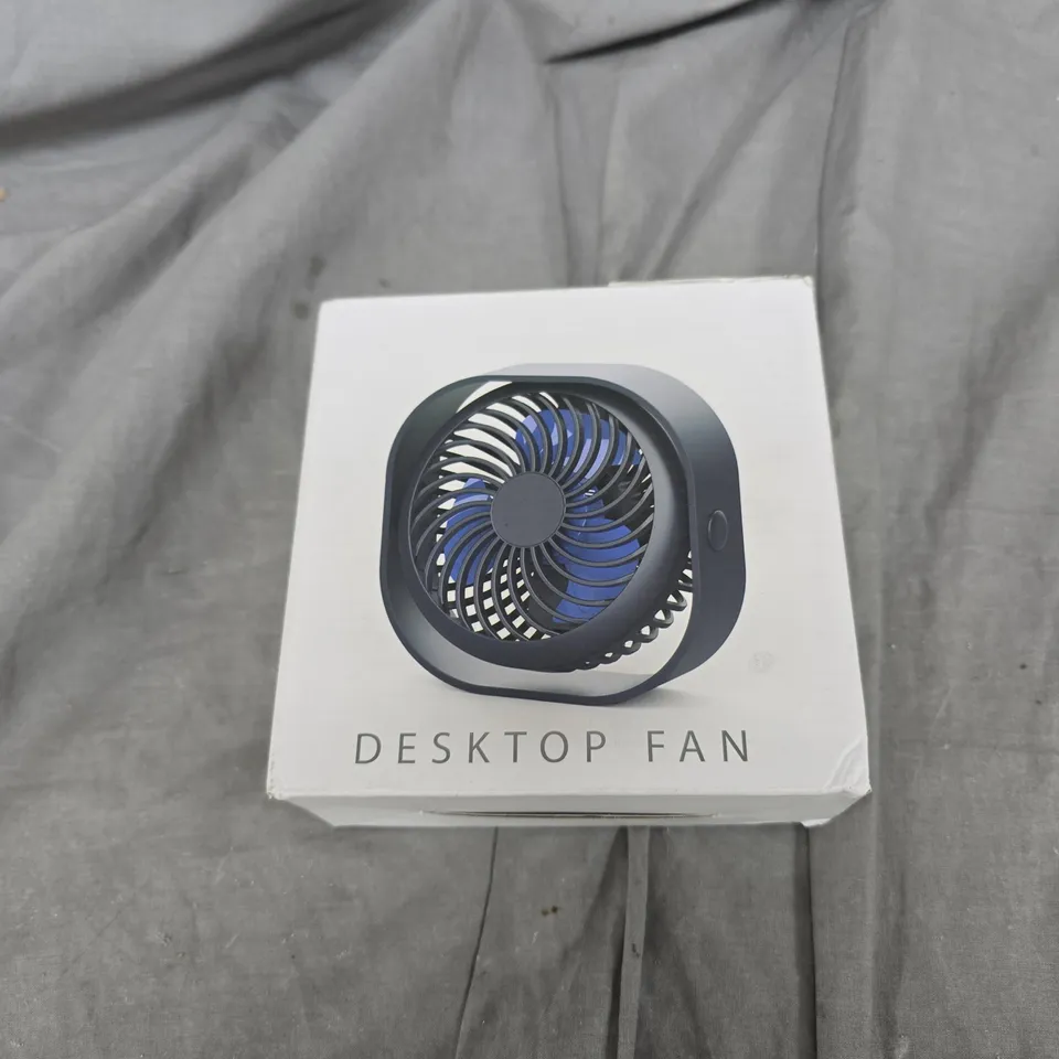 BOX OF APPROXIMATELY 15 ASSORTED ITEMS INCLUDING WIRELESS BUNDLE AND DESKTOP FAN 