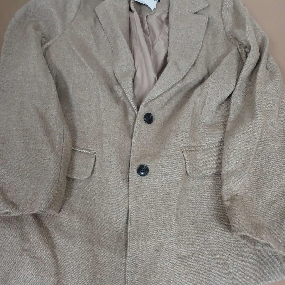 NOBODYS CHILD CONNIE BLAZER IN BEIGE - UK 8