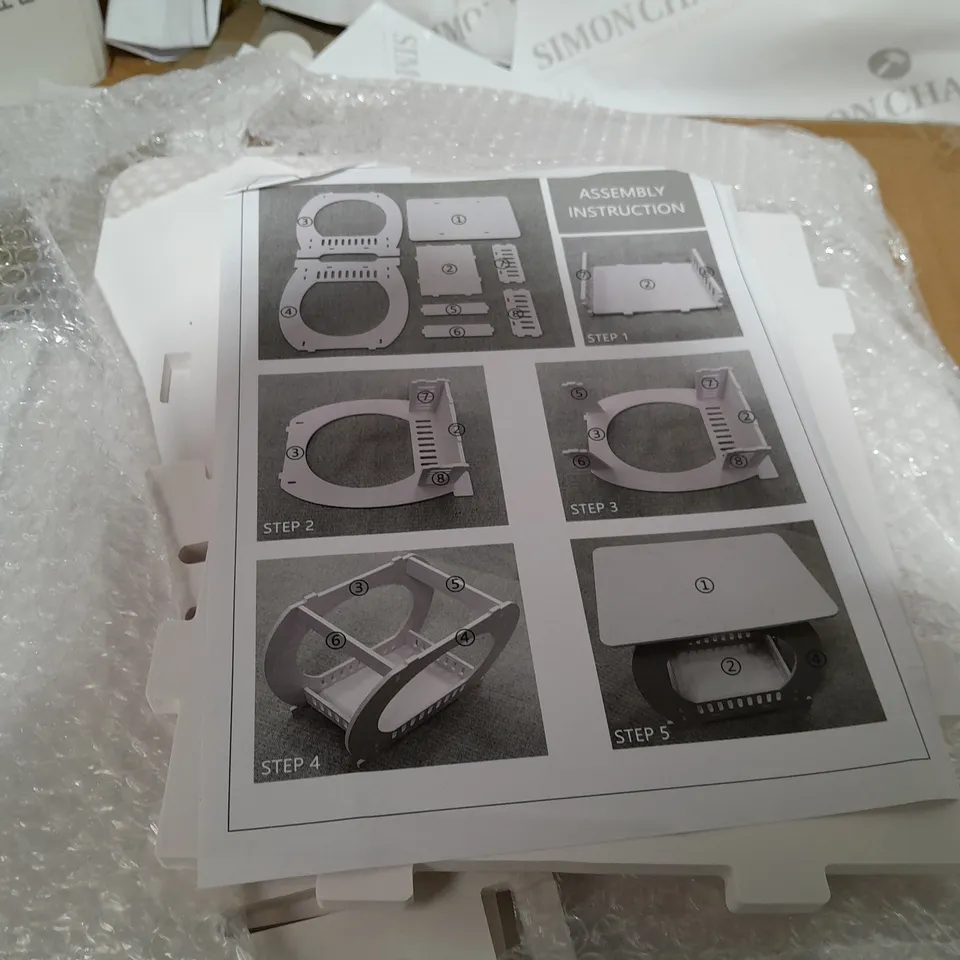 BOXED SIDE TABLE 44/46/30CM