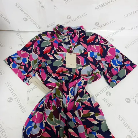 JIGSAW GRAPHIC PANSY PLAYSUIT SIZE 6