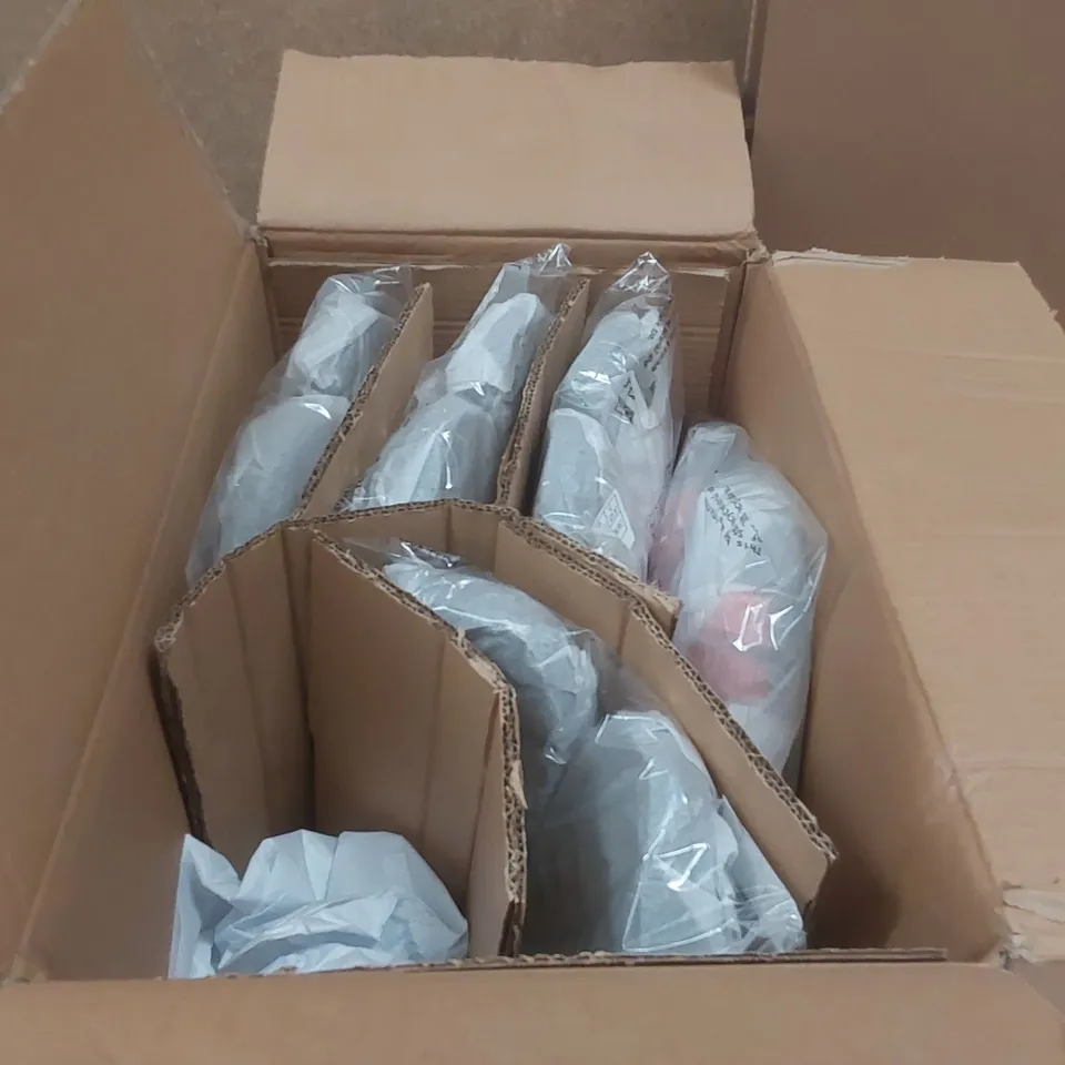 BOX CONTAINING APPROXIMATELY 6x BRAND NEW SIMPLY BE ORANGE PARRY WIDE SANDALS - SIZE 7