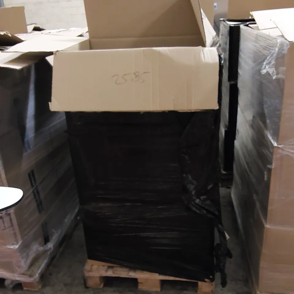 PALLET TO CONTAIN ASSORTED HOUSEHOLD ITEMS AND CONSUMER PRODUCTS. INCLUDING FOOTBALL BOOTS, CHILD'S COSTUME, TRACKSUITS, ICE SCRAPERS, DOG JACKET ETC