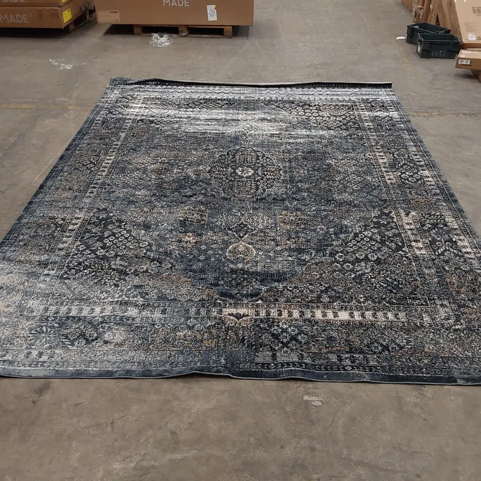 MALTA RUG IN BLUE - 9' X 12'