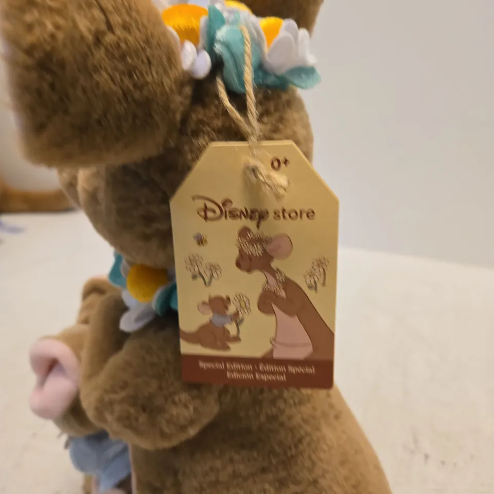 DISNEY STORE OFFICIAL KANGA AND ROO FLORAL SPECIAL EDITION MEDIUM SOFT TOY